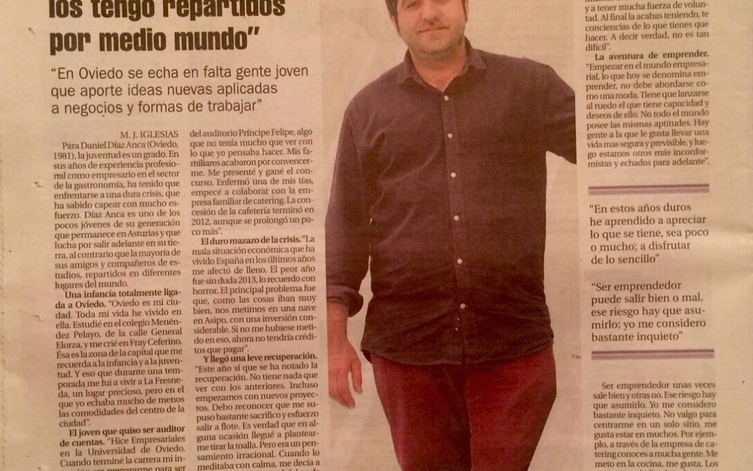 Conoce a nuestra gente: Daniel Díaz Anca, socio de “Catering Malena S.L.”